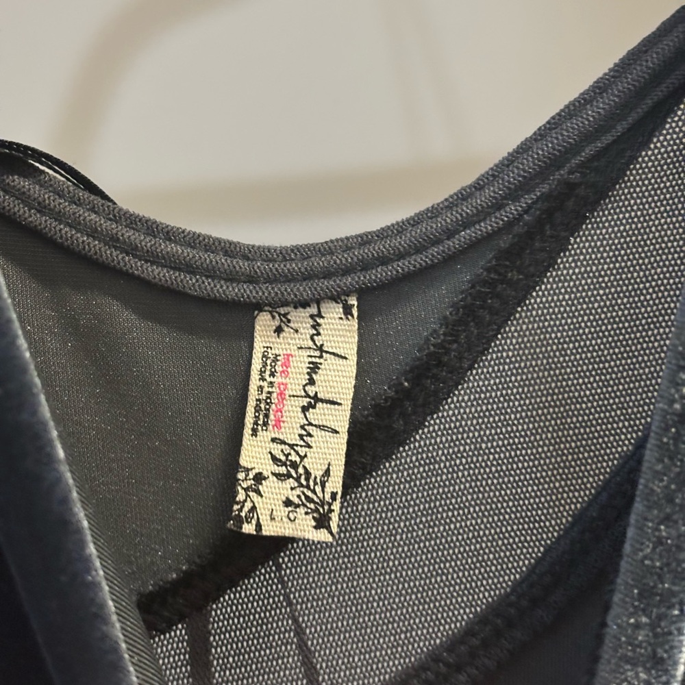 Velvet Slip Maxi Dress in Slate Blue - Picture 2 of 5